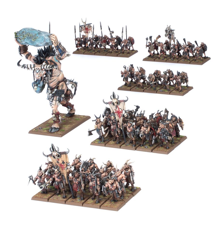 The Old World – Hommes-Bêtes – Beastmen Brayherds Battalion