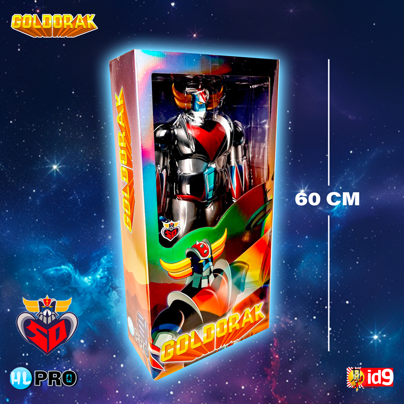 Figurine Goldorak 60cm – 50ème Anniversaire en Metallic Touch version 2025